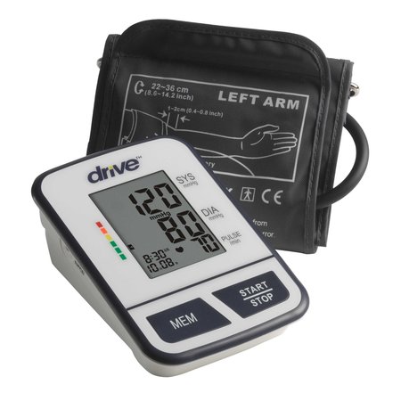 DRIVE MEDICAL Large Cuff Arm Digital Blood Pressure Monitoring Unit BP3600